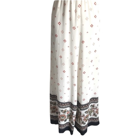 Miley & Molly Multi Mixed Print Aztec cold shoulder ruffle jumpsuit size S EUC - Picture 8 of 13